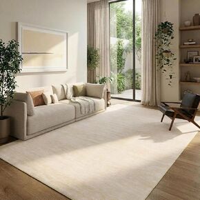 5x7 Area Rugs for Living Room Washable Rug Solid Rug for Bedroom Modern Throw Rugs Stain Resistant Throw Carpet Low Pile Floor Cover for Office Dining Room Nursery，Brown in Kuwait