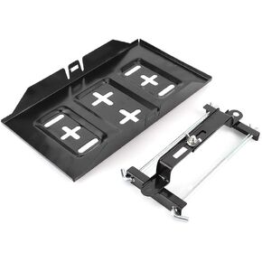 Rack Battery Car Mower Hold Down,Bolt In Battery Tray Clamps,Battery Tray 10X7,Automotive Battery Racks,Storage Battery Holder Tray Mount Hold Down Clamp Bracket Kit Car Accessory(27CM) in Kuwait
