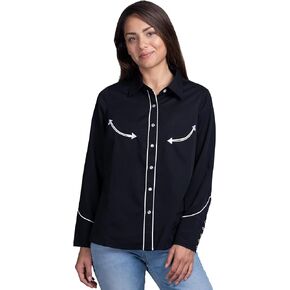 قميص Benny النسائي ذو الفستان الأسود الغربي in Kuwait