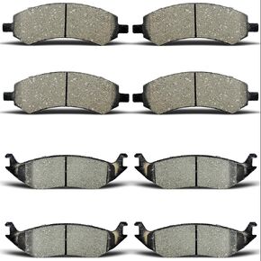 D1084 D967 Front Rear Ceramic Brake Pads Sets Fit For Chrysler Aspen 2007-2009,For Dodge Dakota 2010,For Dodge For Durango 2007-2009,For Dodge Ram 1500 2006-2010,For Ram 1500 2011-2018 in Kuwait