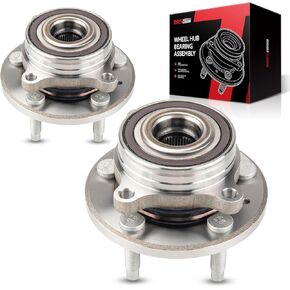 زوج Torchbeam 513275 مجموعة محمل محور العجلة الخلفية لـ 2011-2014 Ford Edge، 2010-2019 Ford Taurus، 2009-2019 Ford Flex، 2011-2015 Lincoln MKX، 2009-2016 Lincoln MKS، محمل العجلة 5 عروات مع ABS in Kuwait