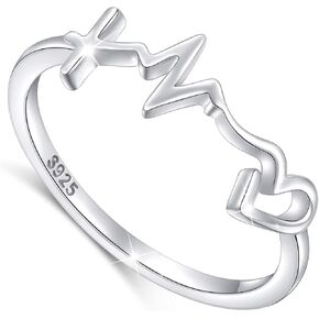 S925 Sterling Silver Cross Faith Hope Love Ring for Women Christian Jewelry Gifts 7 10 in Kuwait
