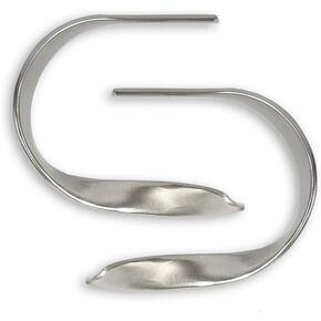 Sashay Metal Curtain Holdback Set of 2, Premium Plated Brushed Nickel – Additional Colors Available - Tiebacks, Universal Style, Easy Install, Enhanced Durability, Wall Mounted, Home, Bedroom, Office in Kuwait