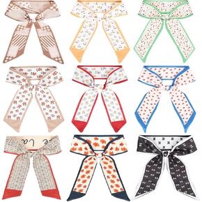 9 Pack Fashion Scarves Purse Scarf Handbags for Women Versatile Boho Head Scarf Hair Neck Accessories Scarves for Neck Wrist Bag in Kuwait