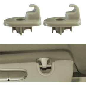 قطعتان من مشبك واقي السيارة، مشابك حاجب الشمس للسيارة، خطاف حامل قناع مطور مناسب لسيارة جيب ليبرتي 2005-2012 ودودج نيترو 2008-2012 يستبدل OEM # 1AR26BD1AA 1AR26DW1AA in Kuwait