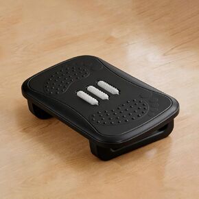 مسند قدم مريح، مسند قدم للتدليك تحت المكتب لكرسي المكتب، تجميع سهل الكبس وتصميم متين لتخفيف آلام الظهر ودعم الدورة الدموية في الساق في المنزل/المكتب in Kuwait