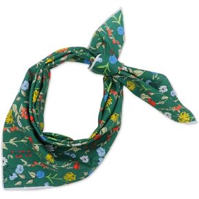 Cotton Bandanas for Women, Floral Square Scarf, Versatile Head Hair Bandanas, Fashion Neck Scarf for Daily Use in Kuwait