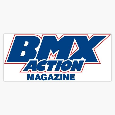 BMX Action Window Water Bottle Bumper Sticker Decal 5" in Saudi Arabia