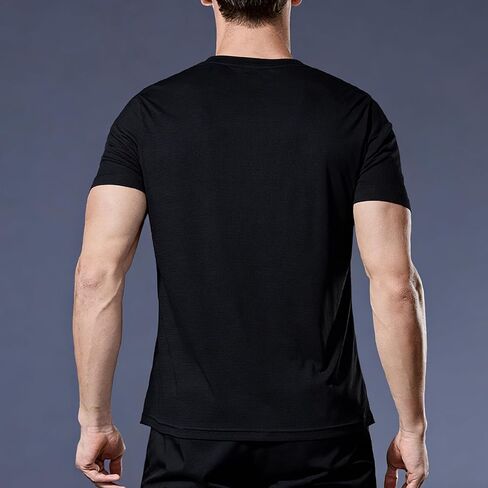 Men’s Athletic Performance Shirt - Quick-Dry, Breathable, Moisture-Wicking Workout Tee for Running, Training, Gym & Sports in Saudi Arabia