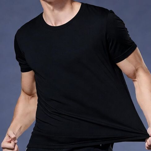 Men’s Athletic Performance Shirt - Quick-Dry, Breathable, Moisture-Wicking Workout Tee for Running, Training, Gym & Sports in Saudi Arabia
