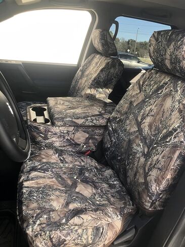 Durafit Seat Covers, N472-MC2C, Waterproof MC2 Camo Endura Compatible with 2005-2009 Titan XE and SE Front 40/20/40 with Manual Controls and Without Airbags in Saudi Arabia