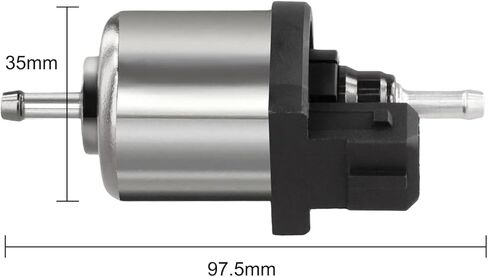 12V Ultra Silent Diesel Fuel Pump for Car Airs Heater, Low Fuel Consumption Electronic Pulse Design for Webasto for Eberspacher, for 5KW/8KW Parking Heaters, Metal and Plastic Construction in Saudi Arabia
