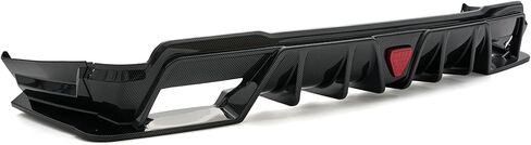 Rear Diffuser Lip Spoiler Compatible with Honda CR-V CRV Sport/Sport-L/Sport Touring 2023–2025 with LED Brake Light, Fits Dual Exhaust Models (Gloss Black) in Saudi Arabia