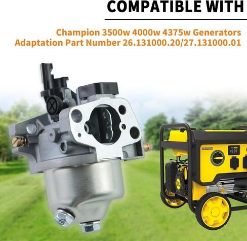 P19-1 Generator Carburetor Compatible with Honda Champion Predator Generac 3000 3500 4000 4375 3500 Watt 196cc 208cc 212cc 224cc Gas Generators in Kuwait