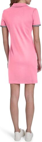 Nautica Women's Short Sleeve Polo Collared Knit Dress in Saudi Arabia