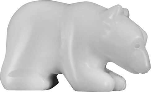 SMQ 2" Crystal Bear Statue, Natural Gemstone Handmade Figurine Sculpture, Healing Crystal Animal Stone Office Home Decor Collectibles Gift (Ocean Jasper) in Saudi Arabia