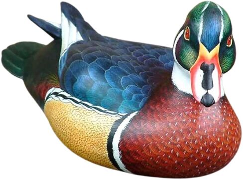 NOVICA Carolina Wood Duck Wood Statuette in Saudi Arabia