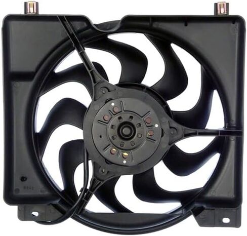 Engine Cooling Fan Assembly | Dual Bearing Radiator Cooling Unit | Quiet Operation Airflow System – compatible with 1995–1996 Jeep Cherokee in Saudi Arabia