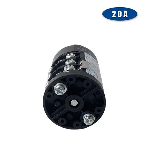 Multi-Step 0-7 Position HZ5B-20/3 Three Levels 20A 3P Universal Rotary Cam Switch Silver Contact Supplied in Kuwait