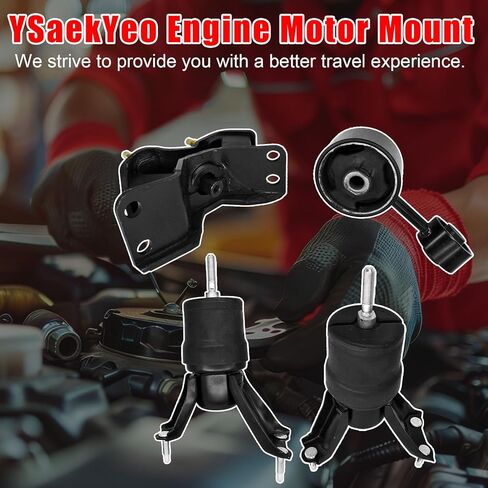 4pcs Engine Motor Mount Set Compatible with Toyota Camry 1997-2001 Solara 1999-2001 Transmission Mount Replaces A6256 A7241 A7219 A7238 in Kuwait