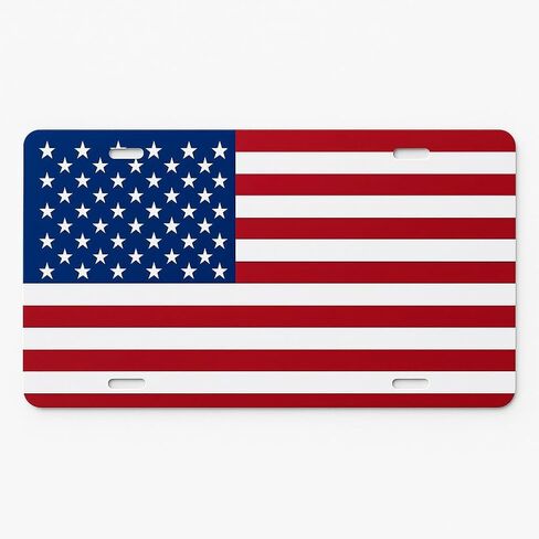 Custom Aluminum License Plate, Personalized Front Car Tag with Your Design, Name or Image, Standard 12x6 Decorative Plate, Unique Gift - Inkloop in Saudi Arabia