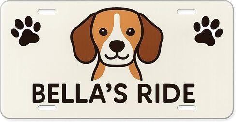 Custom Aluminum License Plate, Personalized Front Car Tag with Your Design, Name or Image, Standard 12x6 Decorative Plate, Unique Gift - Inkloop in Saudi Arabia