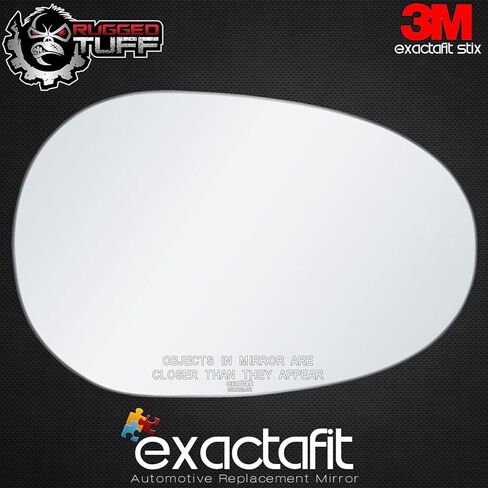 Passenger Side Mirror Replacement Glass For 1990-1997 Mazda Miata, 1996-1998 Suzuki X-90 Right Mirrors with Adhesive Convex Lens exactafit 8992MR in Saudi Arabia