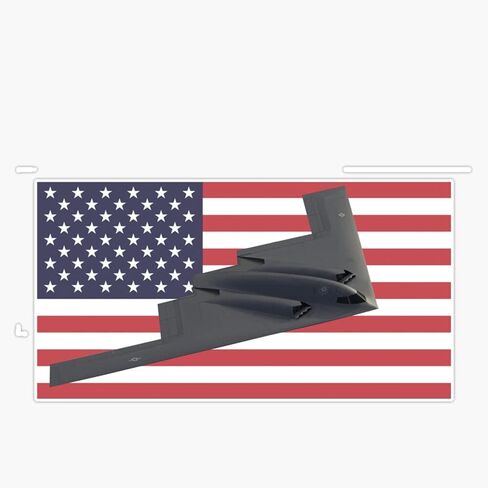 HOF Trading B2 Stealth Spirit USAF Bomber Plane Us Air Force Vet Vinyl Sticker Waterproof Decal Laptop Wall Window Bumper Sticker 5" in Saudi Arabia