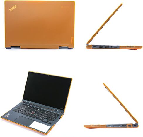 mCover Case Compatible for 2021~2022 13.3" Lenovo ThinkPad C13 Yoga Gen 1 Convertible 2-in-1 Laptop Computers ONLY (NOT Fitting Other Lenovo ThinkPad Models) - Red in Kuwait