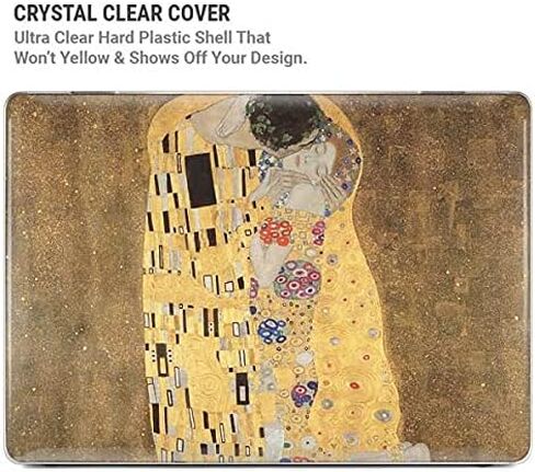 حافظة سكينيت + غلاف متوافق مع ماك بوك إير 13 بوصة (2020) - بريدجمان آرت كليمت - تصميم القبلة in Kuwait