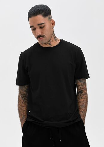 Ethika Men's Classic Fit Tee | Black in Saudi Arabia