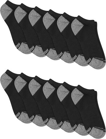Hanes Men's No-show Socks Pack, 14-pair Pack, Active Cool Men's X-temp Lightweight Moisture-wicking Cushioned Sock in Saudi Arabia