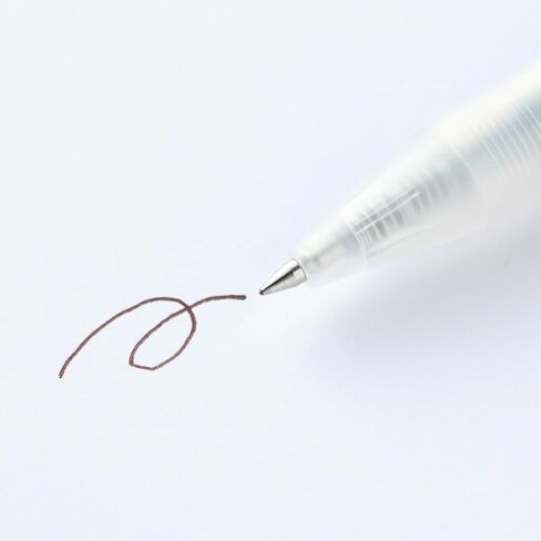 MUJI 無印良品 Smooth Retractable Colour Gel Pen (Set of 3 Pens) (Brown, 0.5mm) in Saudi Arabia