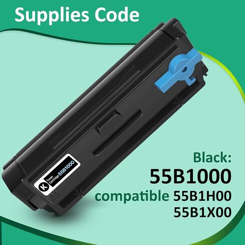 for Lexmark 55B1000 Black Toner Cartridge,3000 Pages High Cartridge Compatible MS331dn,MX331adn,MS431dn,MS431dw,MX431adn,MX431adw,MX432adwe Printer,Replaceable 55B1H00,55B1X00 Ink Cartridge (Black) in Saudi Arabia