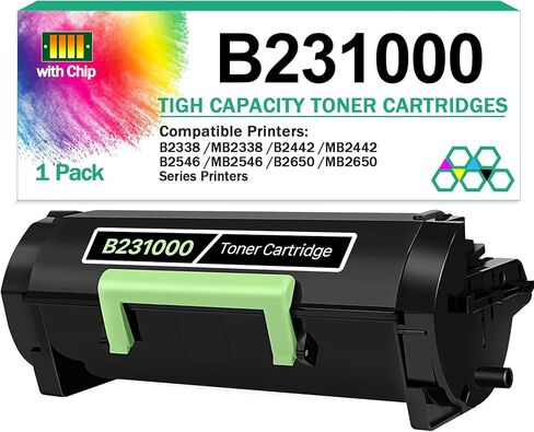 for Lexmark 55B1000 Black Toner Cartridge,3000 Pages High Cartridge Compatible MS331dn,MX331adn,MS431dn,MS431dw,MX431adn,MX431adw,MX432adwe Printer,Replaceable 55B1H00,55B1X00 Ink Cartridge (Black) in Saudi Arabia