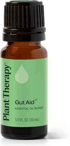 Plant Therapy Gut Aid Essential Oil Blend 10 mL (1/3 oz) 100% Pure, Undiluted, Natural Aromatherapy for Upset Stomach Relief in Kuwait