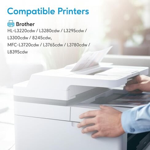 TN229XL Toner Cartridges 4 Pack Compatible for Brother TN229 with MFC-L3720CDW MFC-L3780CDW MFC-L3765CDW MFC-L8395CDW HL-L3220CDW HL-L3280CDW HL-L3295CDW HL-L3300CDW HL-L8245CDW Printer in Kuwait