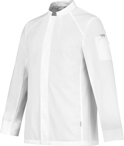 Lafont LEMONGRASS2 Men's Long-Sleeve Chef Jacket - Breathable Coat with Hidden Fastenings and Asymmetric Design for Professional Kitchens in Saudi Arabia