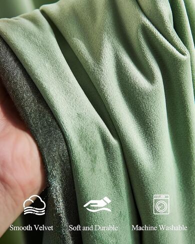 StangH Dark Slate Blackout Curtains for Bedroom, Thermal Insulated Drapes for Living Space, Noise Reducing Window Treatment with Back Tab, Luxury Fabric Panels, 52x96 Inch, Set of 2 in Kuwait