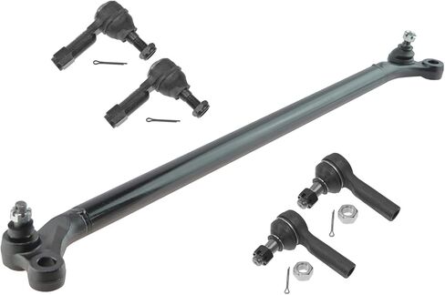 TRQ Front Driver & Passenger Side Steering Kit Center Link Tie Rod Compatible with 1998-2004 Nissan Frontier 2000-2004 Xterra in Saudi Arabia
