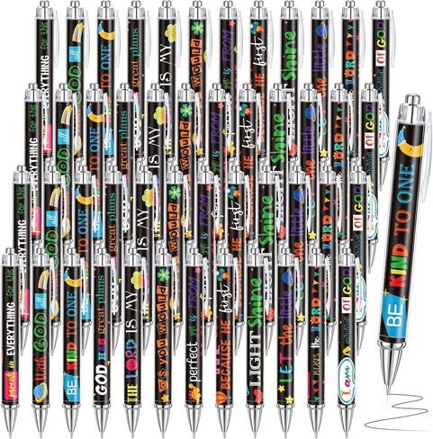 Kosiz 48 Pcs Pharmacy Pens Nurse Ballpoint Pens Bulk Black Ink Nursing Week Gifts for Women Student School Medical Assistant Pharmacist Technician Accessories Supplies in Saudi Arabia