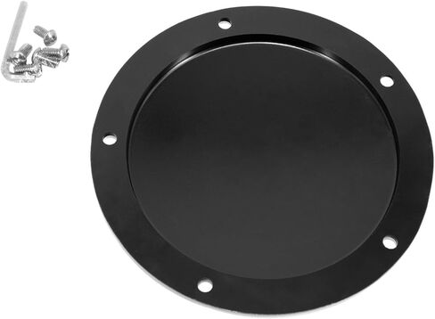 Stain Black Domed Derby Cover Fits For Harley Big Twin 1999-later 5 Hole in Kuwait