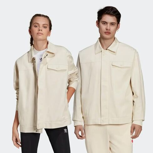 adidas ORIGINALS UNISEX V-DAY UNITEDFIT JACKET, Wonder White, MEDIUM in Saudi Arabia