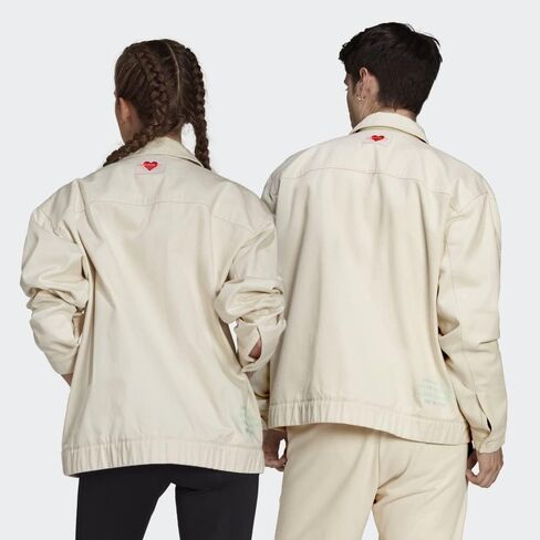 adidas ORIGINALS UNISEX V-DAY UNITEDFIT JACKET, Wonder White, MEDIUM in Saudi Arabia