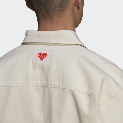 adidas ORIGINALS UNISEX V-DAY UNITEDFIT JACKET, Wonder White, MEDIUM in Saudi Arabia