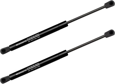 Qty2 Universal Lift Support Struts Spring Damper Shock Extended Length 11Inch, Compressed Length 7.42 Inch Force 26 LBS, 10mm Ball Socket for Window, Tool Box, Truck Cap，Camper Shell 6917 in Kuwait