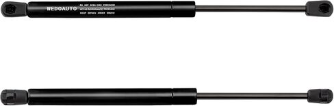 Qty2 Universal Lift Support Struts Spring Damper Shock Extended Length 11Inch, Compressed Length 7.42 Inch Force 26 LBS, 10mm Ball Socket for Window, Tool Box, Truck Cap，Camper Shell 6917 in Kuwait