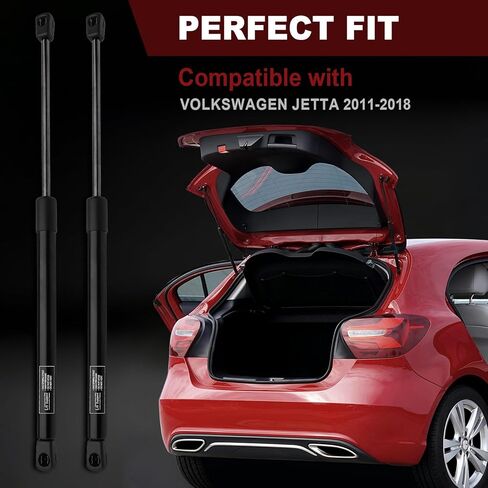 Trunk Struts for Volkswagen Jetta 2011-2018 | Gas Spring Lift Support Kit with Extra Screwdriver & Ball Mount | Replaces SG301064 5C6827550 PM1130 in Kuwait