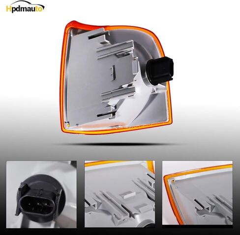 Corner Light fit for Peterbilt 385/377 Trucks Turn Signal Side Marker Lamp Assembly Halogen Amber Right Passenger Side in Kuwait