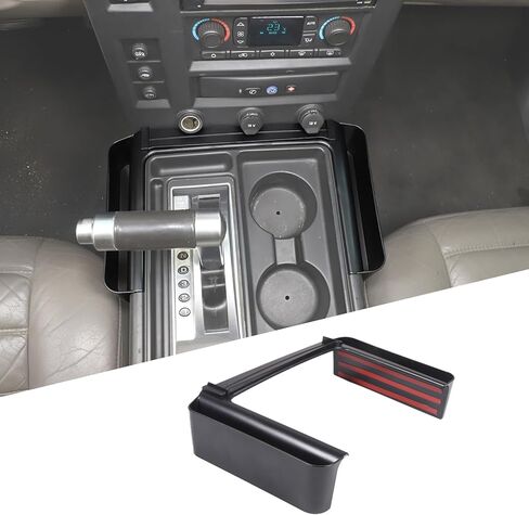 Gear Shift Organizer Tray Compatible with Hummer H2 2003-2009, Center Console Shifter Storage Box, ABS Storage Tray, Create Extra Storage Space for Driver and Passenger (Fit for H2) in Saudi Arabia
